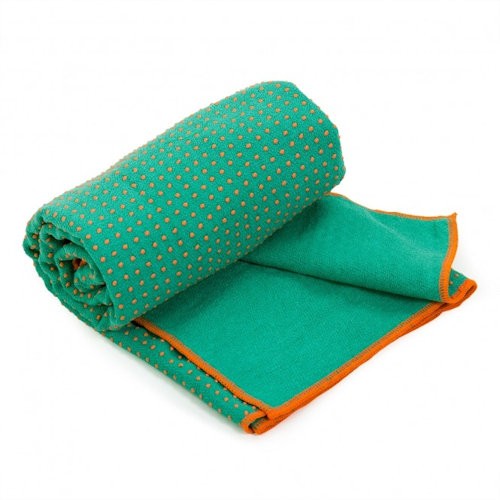 Bodhi Yoga Mat Grip Towel green